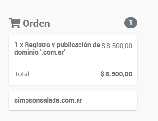 Consulta de registro .com.ar